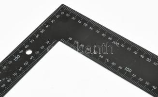 Derékszög vonalzó, festett réz, 40x60 cm