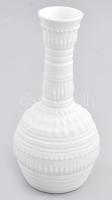 Antik biszkvit porcelán váza, sorszámmal jelzett, hibátlan, m: 16 cm