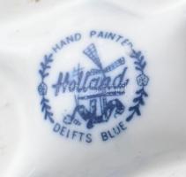 Delft kézzel festett szerelmes pár, jelzéssel, hibátlan, m: 12,5 cm