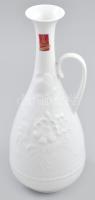Kaiser Exclusiv domború mintás fehérmázas váza, címkével is jelezve, hibátlan, m: 23 cm