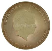 Ausztrália 2010. 1D Ag "A Tigris éve" T:PP patina Australia 2010. 1 Dollar Ag "Year of the Tigger" C:PP patina Krause KM#1317