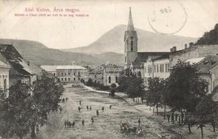 Alsókubin with synagogue