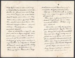 1917 Bp., Sztehlo Kornél (1847-1940) evangélikus vallású ügyvéd 2 db saját kezű (magyar, ill. német ...