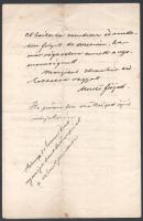 1917 Bp., Sztehlo Kornél (1847-1940) evangélikus vallású ügyvéd 2 db saját kezű (magyar, ill. német ...