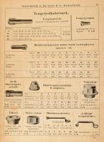 1931 Heinrich A. és Fiai vas-nagykereskedők árjegyzéke. 1931. júl. Gazdag képanyaggal illusztrált. B...
