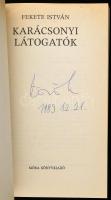 Fekete István: Karácsonyi látogatók. 1989, Móra. Első kiadás! Kiadói papírkötés, tulajdonosi bejegyz...