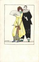Wiener Werkstätte No.: 833 Pierrot s: Maria Likarz