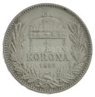 1895KB 1K Ag &quot;Ferenc József&quot; T:AU Hungary 1895KB 1 Korona Ag &quot;Franz Joseph&quot; C:AU Adamo K5