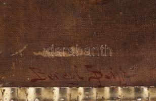 Beregi Sándor, Weiber Sámuel (1876-1943): Zenész enteriőrben. Olaj, vászon, jelzett, sérült. Dekorat...