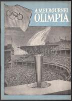 1956 A melbournei olimpia, fekete-fehér fotókkal illusztrált ismertető kiadvány, 64 p.