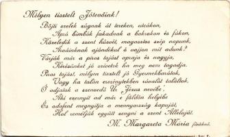 Budapest X. "Boldog húsvéti ünnepeket!" Karmelita Nővérek Szent József és Szűz Mária Ottho...