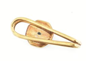 Arany (Au) 14K nyakkendőtű, jelzett, h: 4 cm, bruttó: 4,5 g