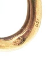 Arany (Au) 14K nyakkendőtű, jelzett, h: 4 cm, bruttó: 4,5 g
