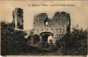 Nagysáros, Velky Saris; II. Rákóczi Ferenc várának főbejárata. Holénia Béla kiadása. Fénynyomat Divald műintézetéből / main entry of the castle (EK)