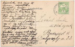 1913 Késmárk, Kezmarok; Thököly zámek / Thököly vár / castle (fl)