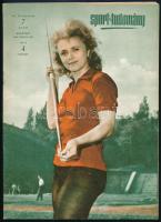 1964 Sport és Tudomány c. folyóirat 2 db száma (VIII. évf. 2. és 7. sz.), fekete-fehér fotókkal, az ...