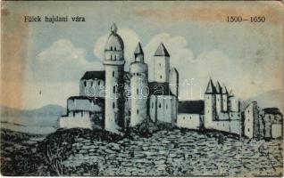 Fülek, Filakovo; Fülek hajdani vára 1500-1650. Krämer Jeremiás kiadása / Filakovsky hrad / castle (fl)