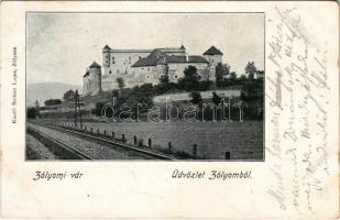 1901 Zólyom, Zvolen; vár. Steiner Lajos kiadása / castle (EB)