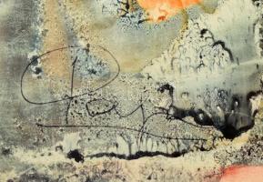 Pap Gyula (1899-1983): Vitorlás. Akvarell, papír, jelezve balra lent. Üvegezett fakeretben. 29x20 cm