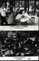 cca 1989 előtt készült filmek egy-egy jelenete, 29 db vintage produkciós filmfotó, ezüst zselatinos ...