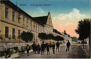 Zsolna, Sillein, Zilina; M. kir. állami polgári leányiskola / girls' school