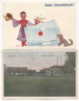 27 db RÉGI magyar város képeslap vegyes minőségben / 27 pre-1945 Hungarian town-view postcards in mi...