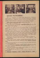 1933 Hatschek és Farkas (HAFA) fotó, optikai és rádiószaküzlet árjegyzéke, 1933 április. Bp., Tolnai...