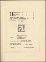 1937 Catalogue of the Hammersmith Hampshire House Photographic Society's 22nd annual exhibiton ...