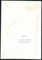 1971 Keveházi János (?-?) kőbányai fotóművész hagyatékából 1 db vintage fotóművészeti alkotás (Éjsza...