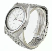 Seiko automata férfi karóra, dátumkijelzővel, jó állapotú, működik, számlap d: 30 mm