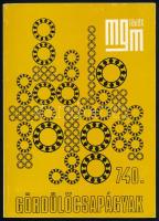 Magyar Gördülőcsapágy Művek 740. gyártmánykatalógus. Bp., 1975, Idegenforgalmi Propaganda és Kiadói Vállalat, 81+(3) p. Fekete-fehér képekkel illusztrálva. Kiadói papírkötés, kisebb lapszéli ázásnyomokkal, az előzéklapon Tiszteletpéldány bélyegzéssel.
