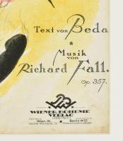 cca 1930 Vértes Marcell (1895-1961): Brno one step kőnyomatos plakát paszpartuban / Lithography post...