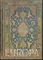 1943 Europa művészeti folyóirat I. évf. 3. sz., 1943. november. Bp., Europa Művészeti Kft. (Athenaeum-ny.), 2 sztl. lev.+ 149-214 p.+ 1 sztl. lev. Fekete-fehér és színes képekkel gazdagon illusztrált. Kiadói papírkötés, sérült borítóval, szétváló fűzéssel, helyenként kissé foltos lapokkal.