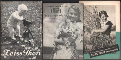 cca 1930-1943 Hatalmas, vegyes fotós árjegyzék, 36 db, közte 
Hatschek és Farkas (HAFA, cca 1938-19...