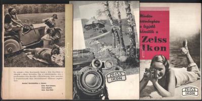 cca 1930-1943 Hatalmas, vegyes fotós árjegyzék, 36 db, közte 
Hatschek és Farkas (HAFA, cca 1938-19...