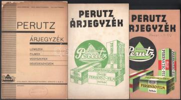 cca 1930-1943 Hatalmas, vegyes fotós árjegyzék, 36 db, közte 
Hatschek és Farkas (HAFA, cca 1938-19...