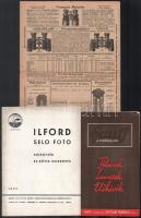 cca 1930-1943 Hatalmas, vegyes fotós árjegyzék, 36 db, közte 
Hatschek és Farkas (HAFA, cca 1938-19...