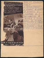 cca 1939 ,,Afrikai őrjárat" című amerikai film egy jelenete (főszereplő Basil Rathboné), 1 db v...