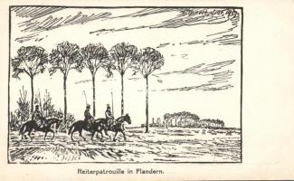 WW. I. s: F. Breest soldiers in Belgium, military