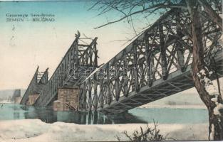 Zimony blasted bridge