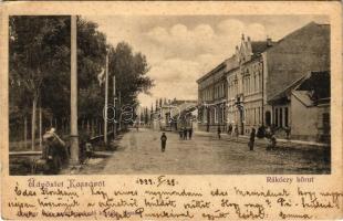 1899 (Vorläufer) Kassa, Kosice; Rákóczi körút. Breitner Mór kiadása / street view (EK)