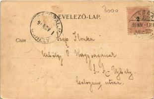 1899 (Vorläufer) Kassa, Kosice; Rákóczi körút. Breitner Mór kiadása / street view (EK)