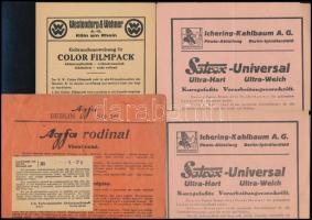 Schuller Aladár: A fényképezés eljárásai és receptjei. Bp., [1917], A Fény (Wodianer F. és Fiai-ny.)...