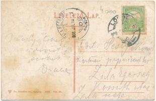 Tátralomnic, Tatranská Lomnica (Tátra, Magas-Tátra, Vysoké Tatry); Evangélikus templom és Lomnici cs...