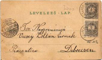 1899 (Vorläufer) Lőcse, Levoca; Honvéd emlékmű, látkép, városháza, Lőcsei fehér asszony. Schwidernoc...