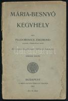 Fludorovics Zsigmond: Mária-Besnyő kegyhely. Bp., 1913, Szent István-Társulat, 63+(1) p. Második kiadás. Kiadói tűzött papírkötés, sérült, foltos borítóval, kis lapszéli foltokkal.