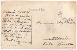 1907 Kolozsvár, Cluj; Deák Ferenc utca, piac, üzletek. D.K. Bp. 1906. 1156. / street view, market, s...