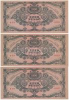 1945. 1000P (10x) sorszámkövetők "F 579 046019 - F 579 046028" T:AU / Hungary 1945. 1000 P...