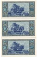 1945. 1.000.000P (10x) három részletben sorszámkövetők "N 108 060738 - N 108 060753" T:AU ...