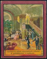 1912 Fiume, Gál János cs. és kir. udvari szálló árjegyzék. Gyarmatáru Értesítő 15. sz. 1912 nyári id...